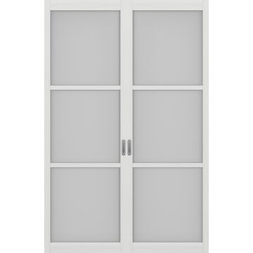Перегородка 130.222, двухстворчатая, МДФ экошпон, Optima Porte