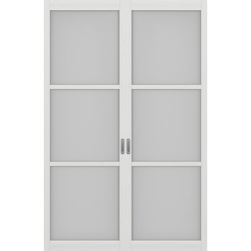 Перегородка 130.222, двухстворчатая, МДФ экошпон, Optima Porte