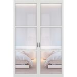 Перегородка 130.222, двухстворчатая, МДФ экошпон, Optima Porte