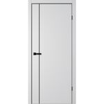 Fusion FN33, кромка ABS черная с 4х сторон, молдинг МДФ черный, FlyDoors