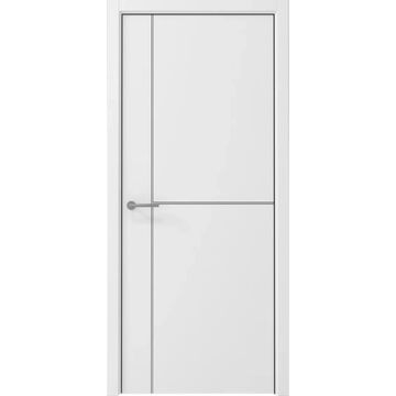 Межкомнатная дверь Модерн-28, кромка ABS черная с 4х сторон, DORICA